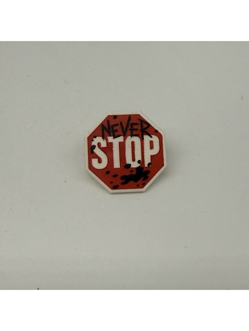 New LEGO Protestor SIGN GEAR NEVER STOP  Your Rights Stop Handle on Back Peace